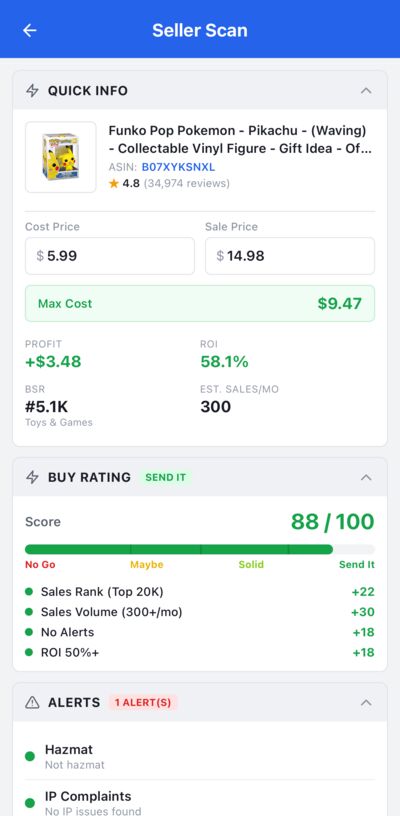 Seller Scan — The #1 Barcode Scanner for Amazon FBA & FBM Sellers